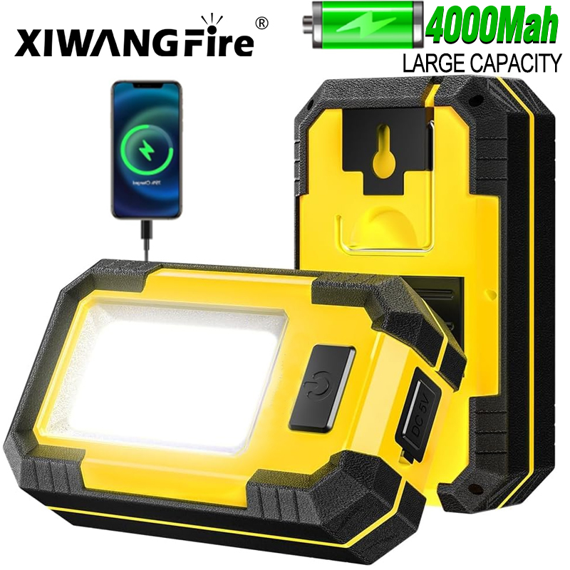 Outdoor Power Works - Luz de trabajo recargable de 4000MaH,