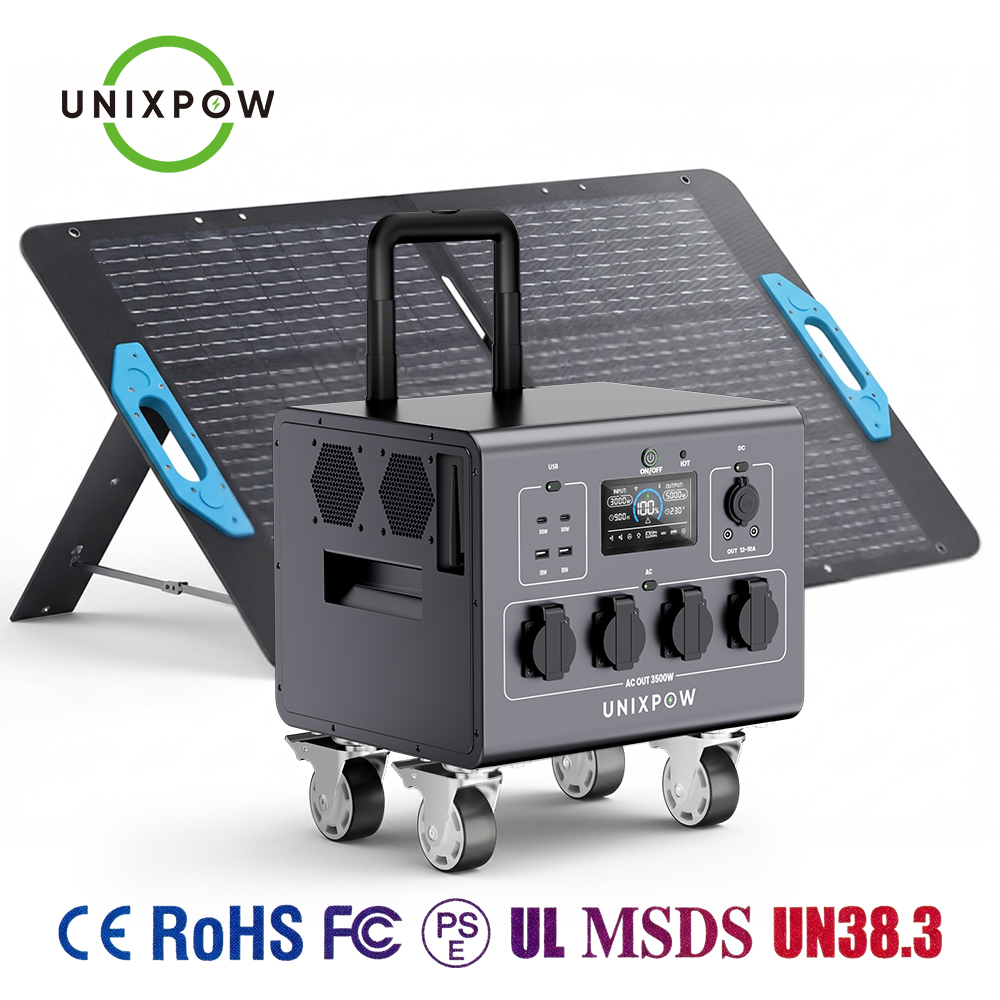 Outdoor Uninterruptible Power Supply - Generador Portátil de 3000W, Estación de