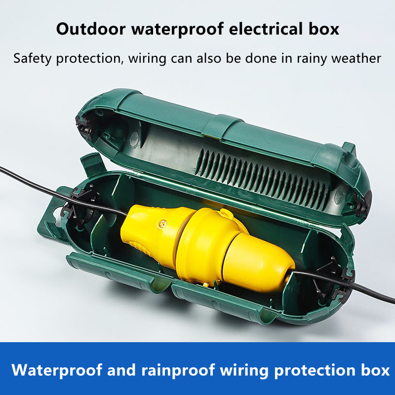 Outdoor Power Point Cover - Cubierta de seguridad para cable de