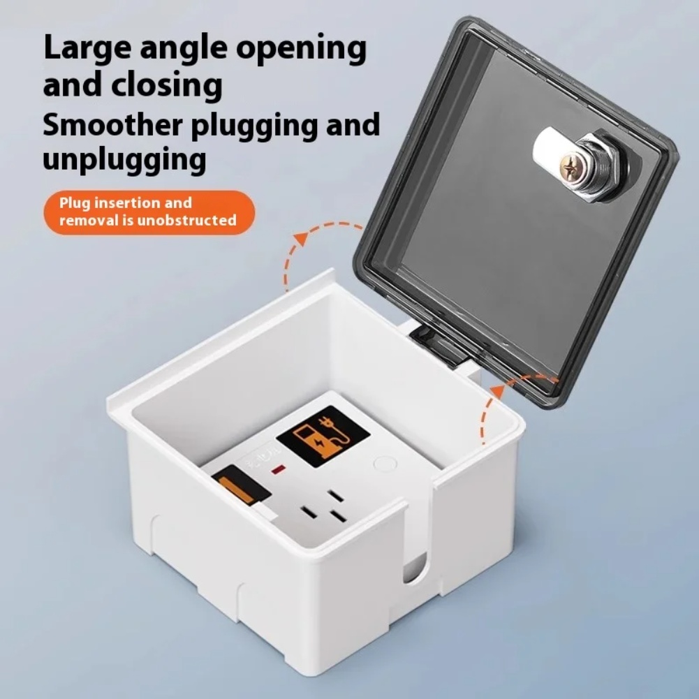 Caja de enchufe con cerradura  - Outdoor Power Point Cover reseña y precio