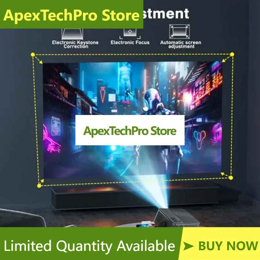 Proyector ApexTP4K con enfoque - Outdoor Power Reno reseña y precio