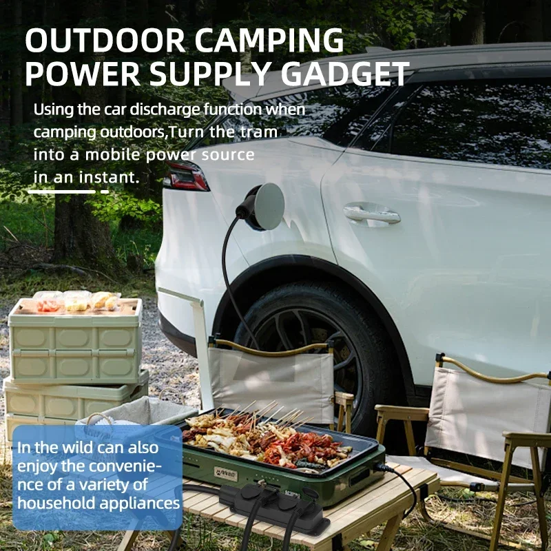 Cargador EV portátil para coch - Outdoor Power Rack reseña y precio