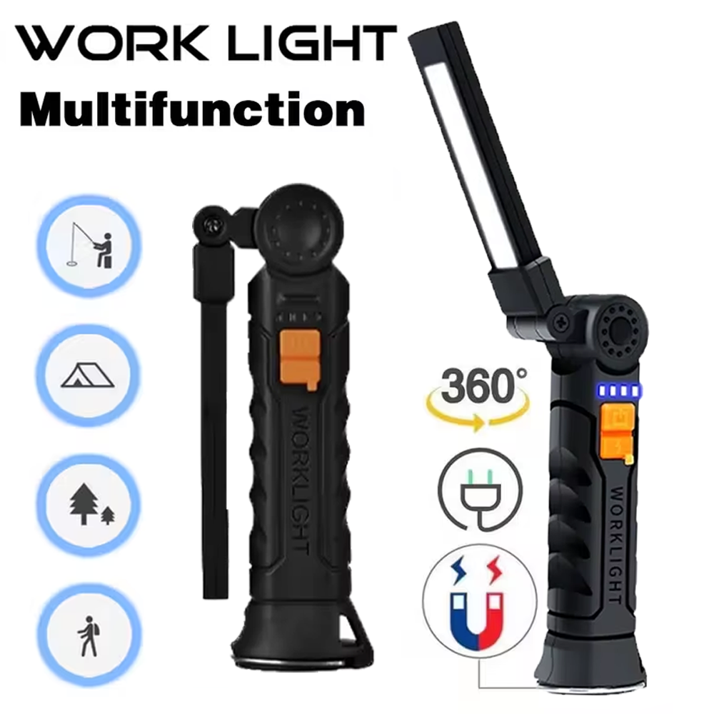 Linterna LED COB portátil, lin - Outdoor Power Usb reseña y precio