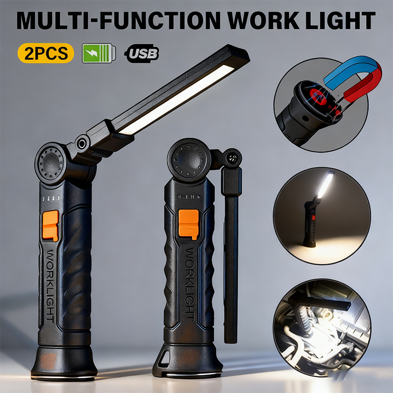 Linterna LED COB portátil, luz - Outdoor Power Usb reseña y precio