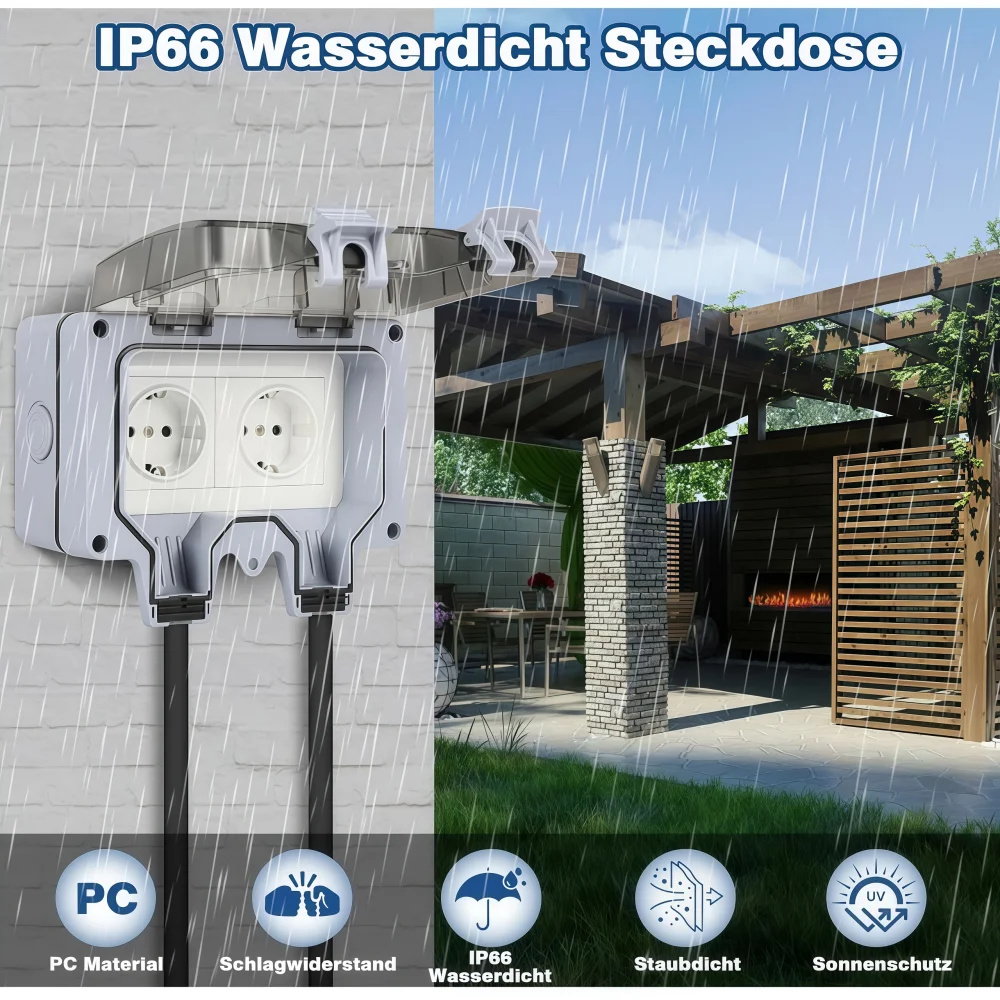 Enchufe para exteriores resist - Outdoor Power Point Cover reseña y precio