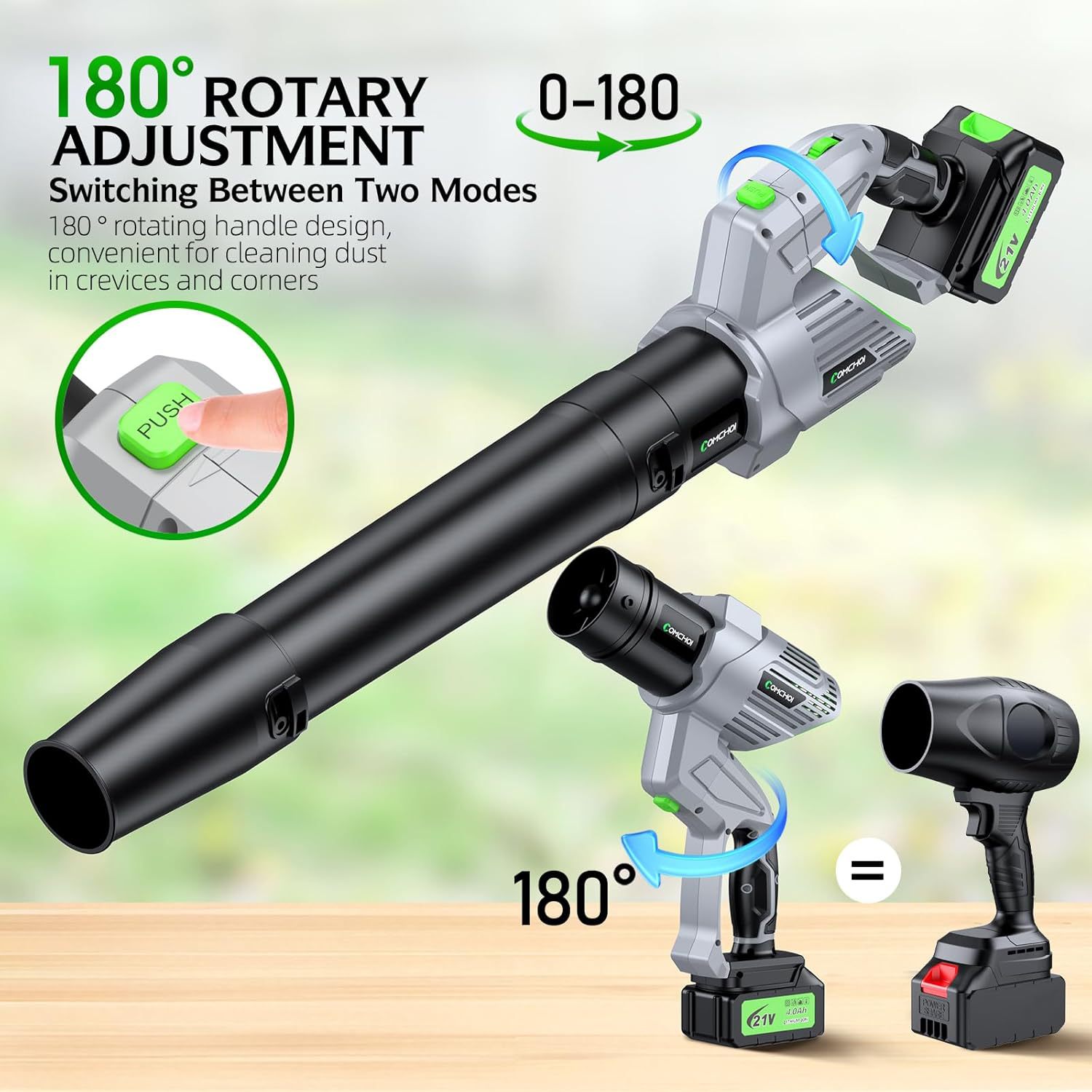 Soplador de Hojas Eléctrico In - Leaf Blower Cordless reseña y precio
