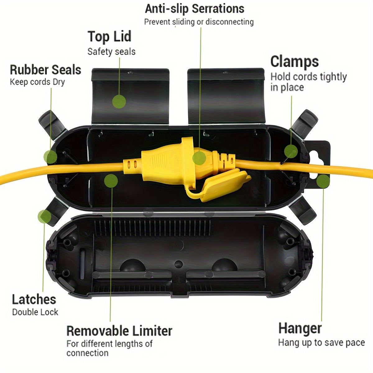 Cubierta protectora de segurid - Outdoor Power Point Cover reseña y precio