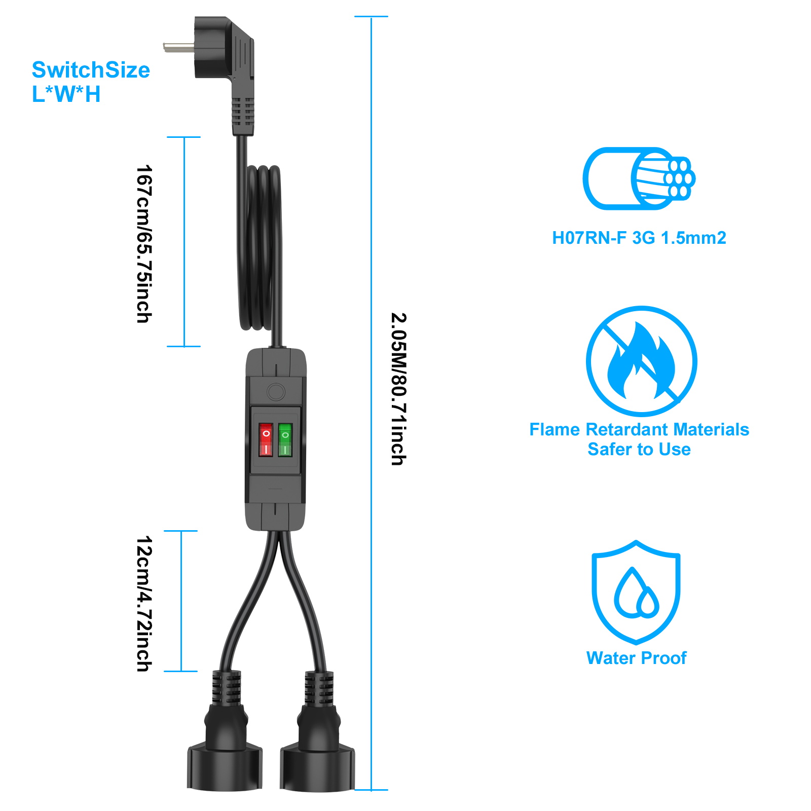 Cable de extensión de enchufe  - Outdoor Power Extension reseña y precio
