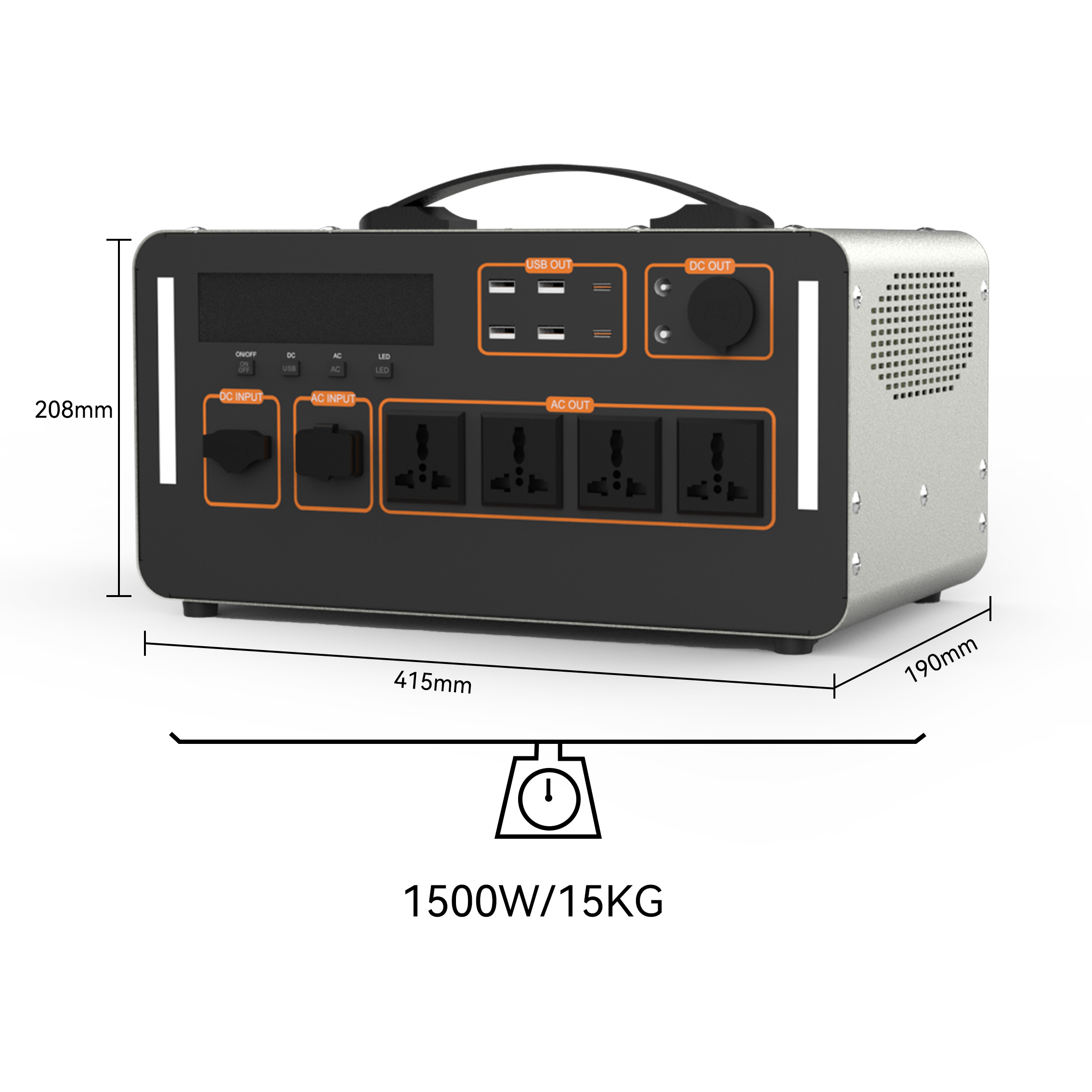 Estación de Energía Solar Port - Outdoor Uninterruptible Power Supply reseña y precio