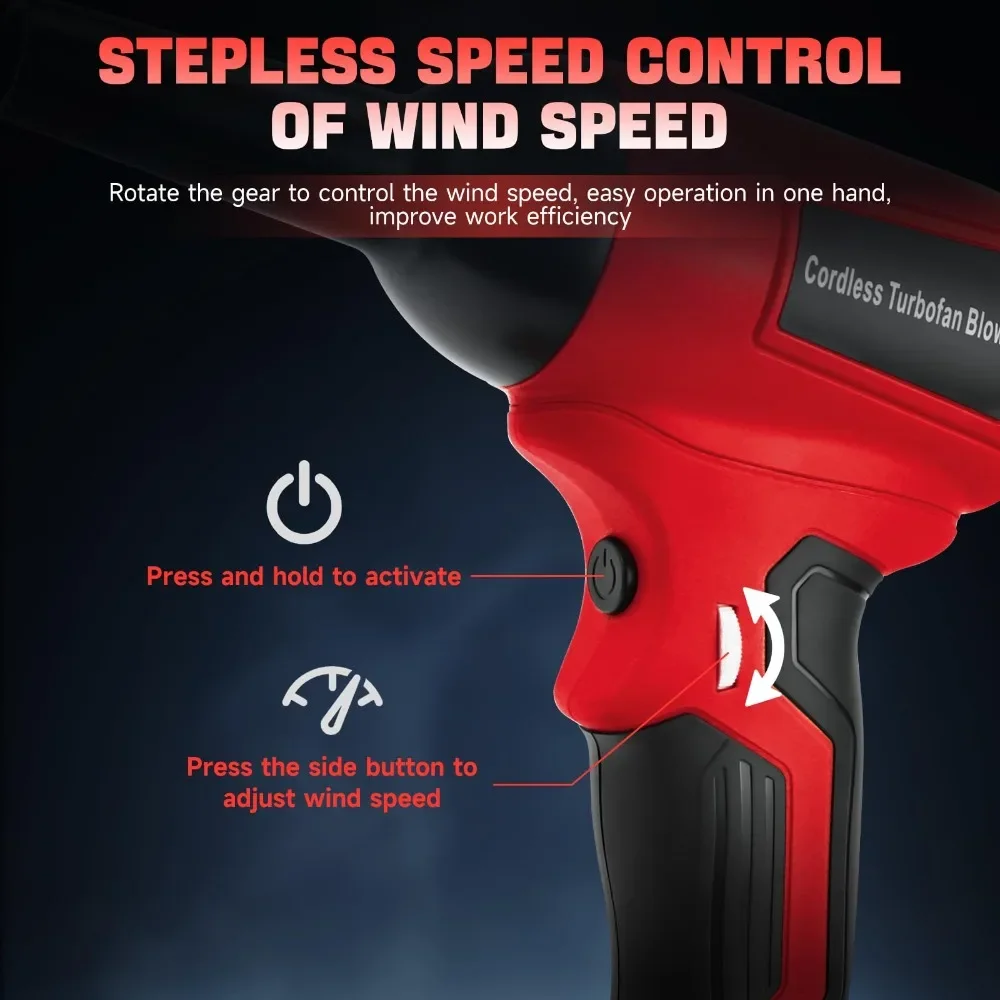 Soplador Turbo inalámbrico elé - Leaf Blower Cordless reseña y precio
