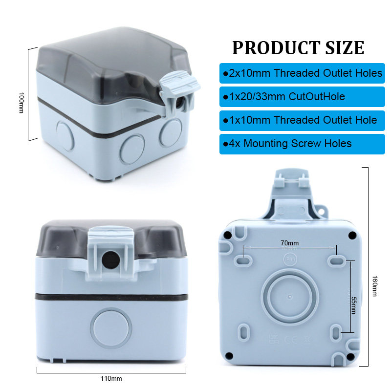 Caja de Tomacorrientes para Ex - Outdoor Power Point Cover reseña y precio