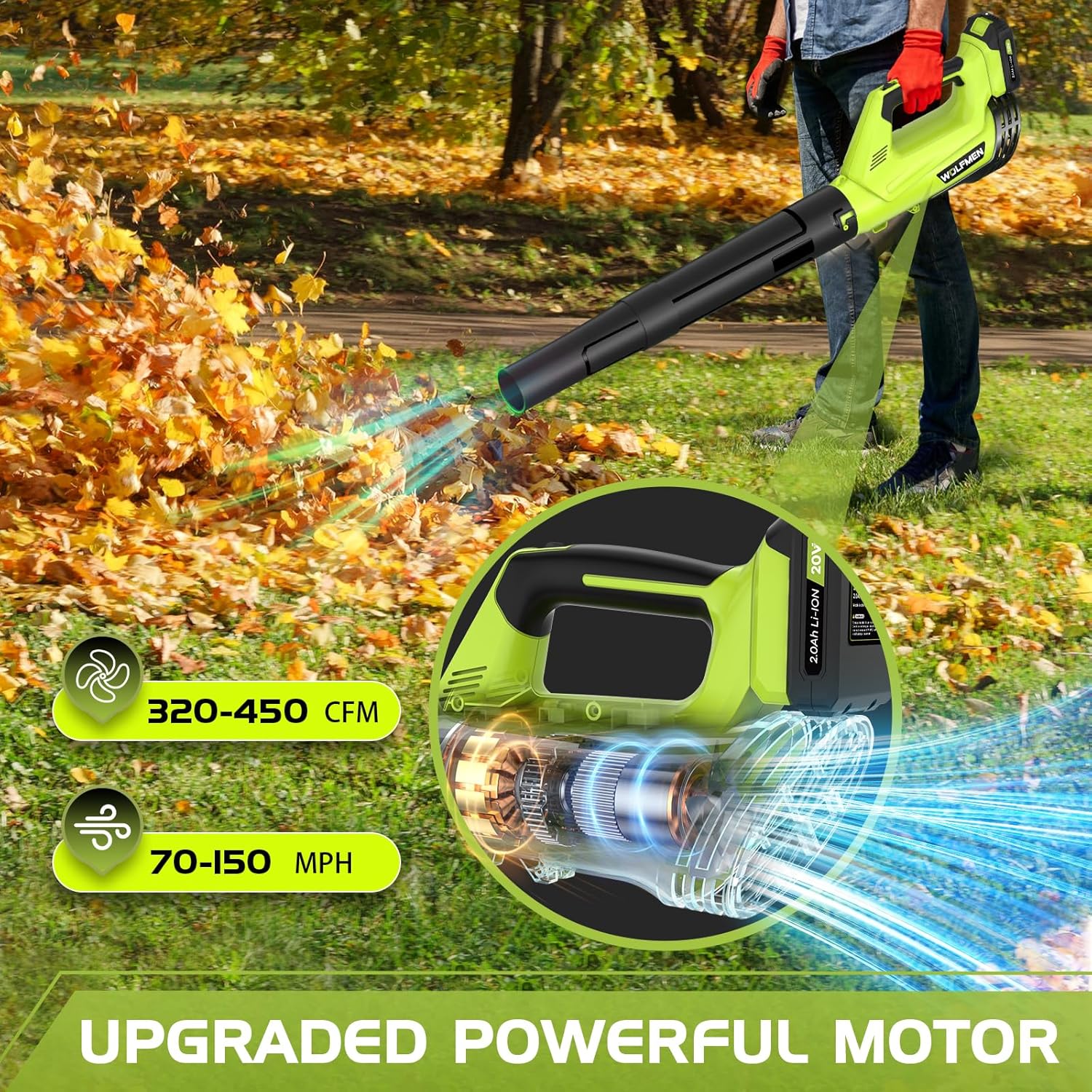 Soplador de Hojas Inalámbrico  - Leaf Blower Cordless reseña y precio
