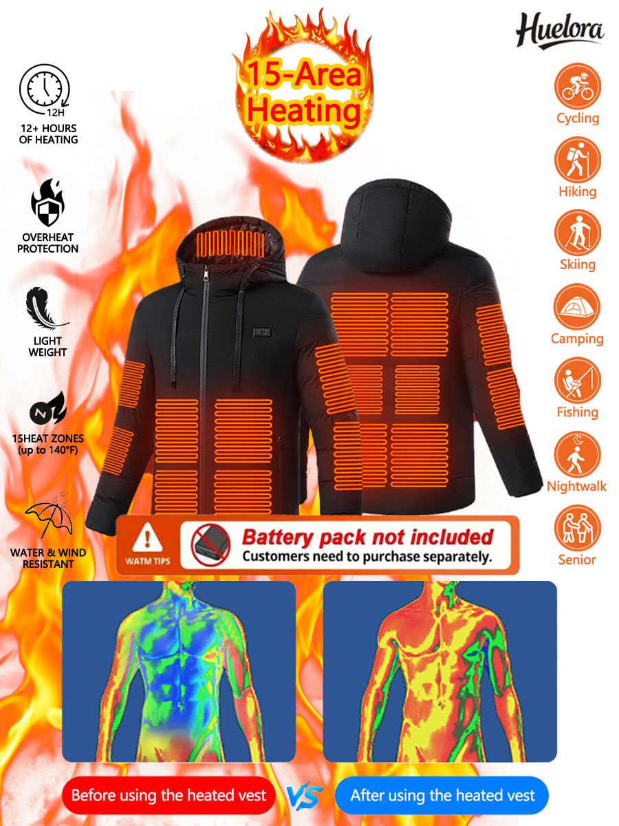 Huelora Chaqueta calefactable  - Outdoor Power Works reseña y precio